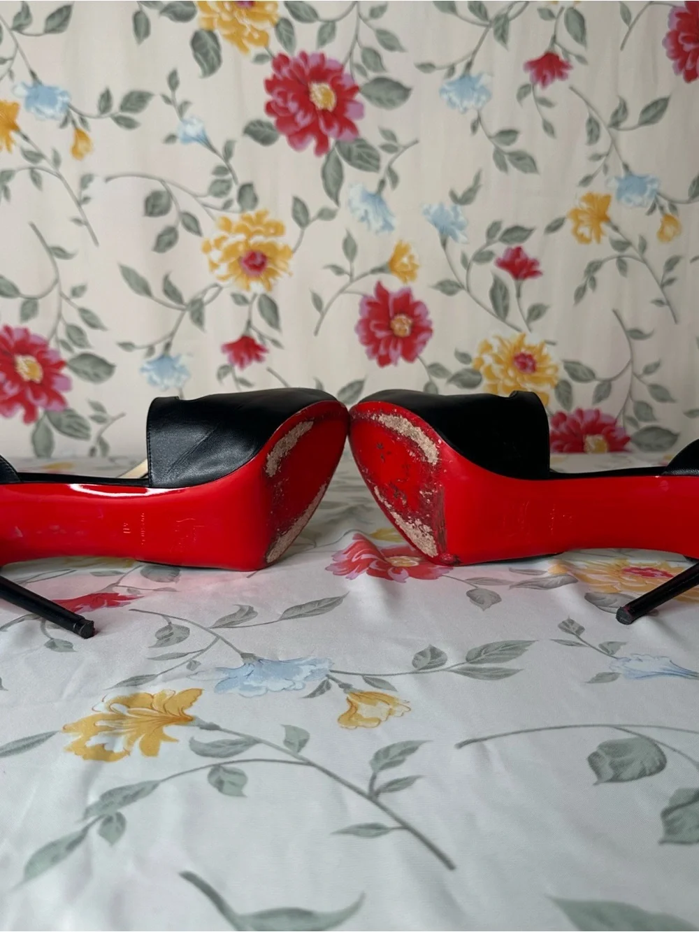 CHRISTIAN LOUBOUTIN- Authentic- Catchy Two 120 Kid Heels Great Condition Size 40